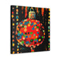 "The Christmas Ornament Contrast" - Canvas