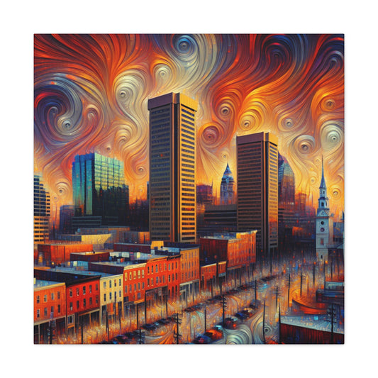 "Charm City Kaleidoscope" - Canvas