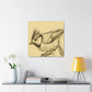 "Tufted Titmouse Splendor" - Canvas