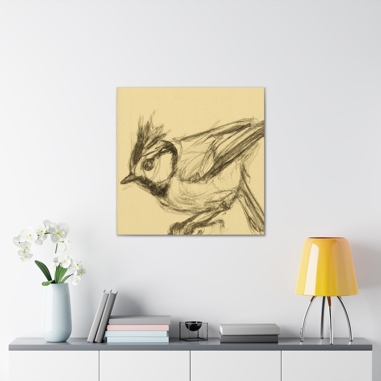 "Tufted Titmouse Splendor" - Canvas