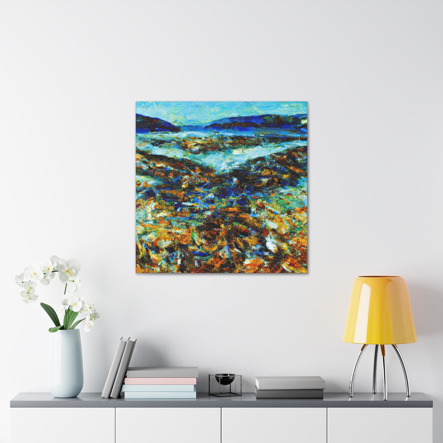 "Seascape at Sunset" - Canvas