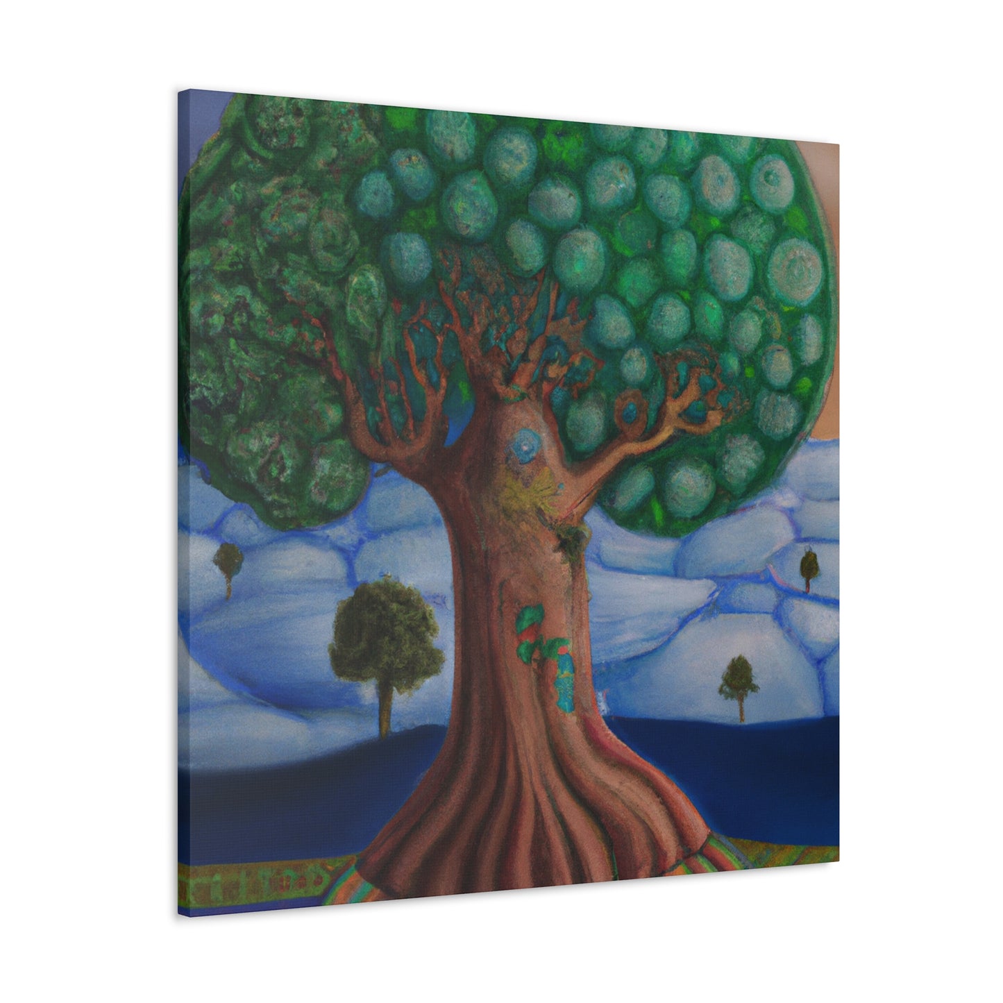 "Oak Tree in Dreamscape" - Canvas