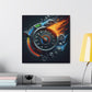 "Dynamic Revolutions: Vibrant Motion" - Canvas