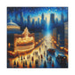 "Enchanting Urban Tapestry" - Canvas