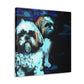 "Shih Tzu's Delightful Dance" - Canvas