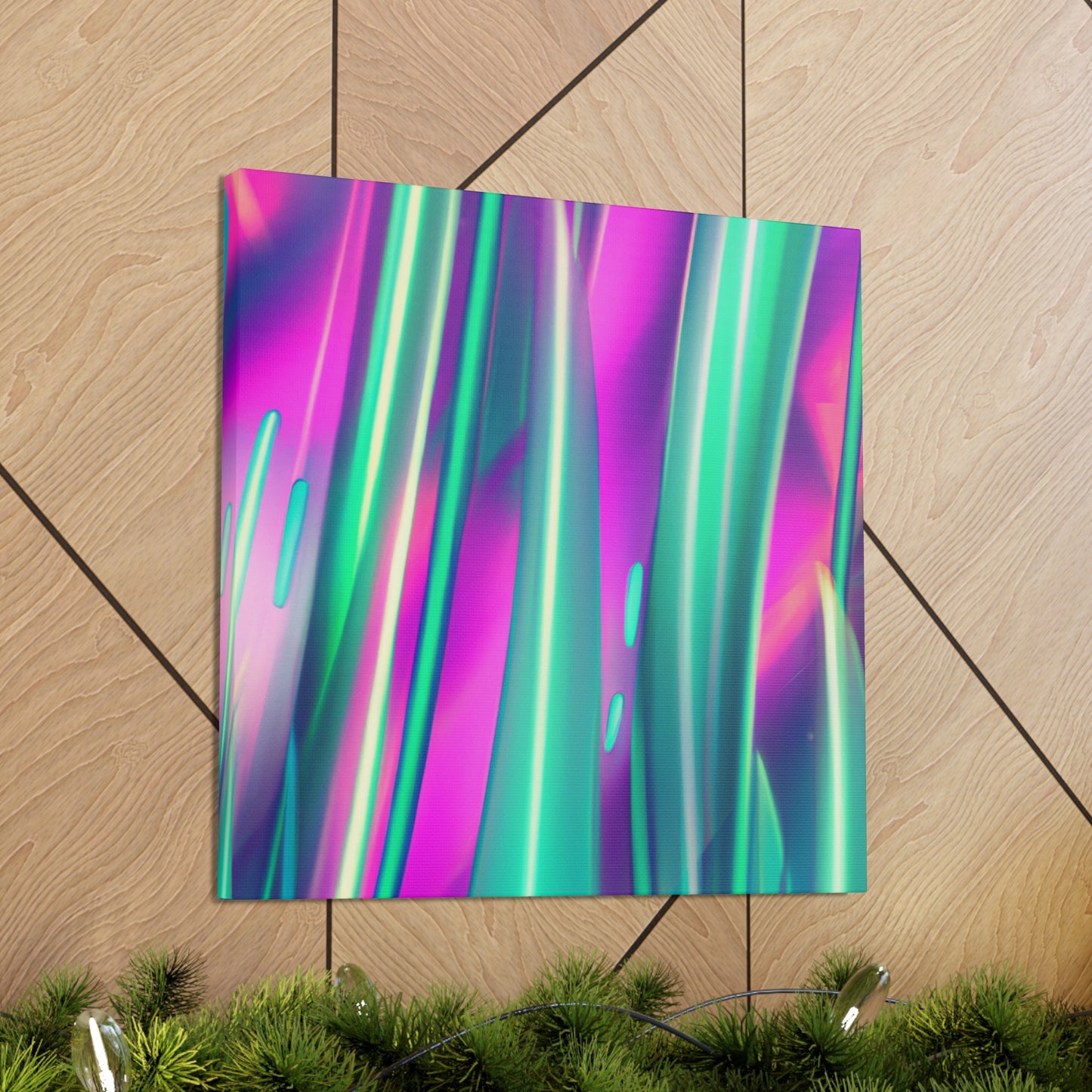 "Digital Illuminated Reflection" - Canvas