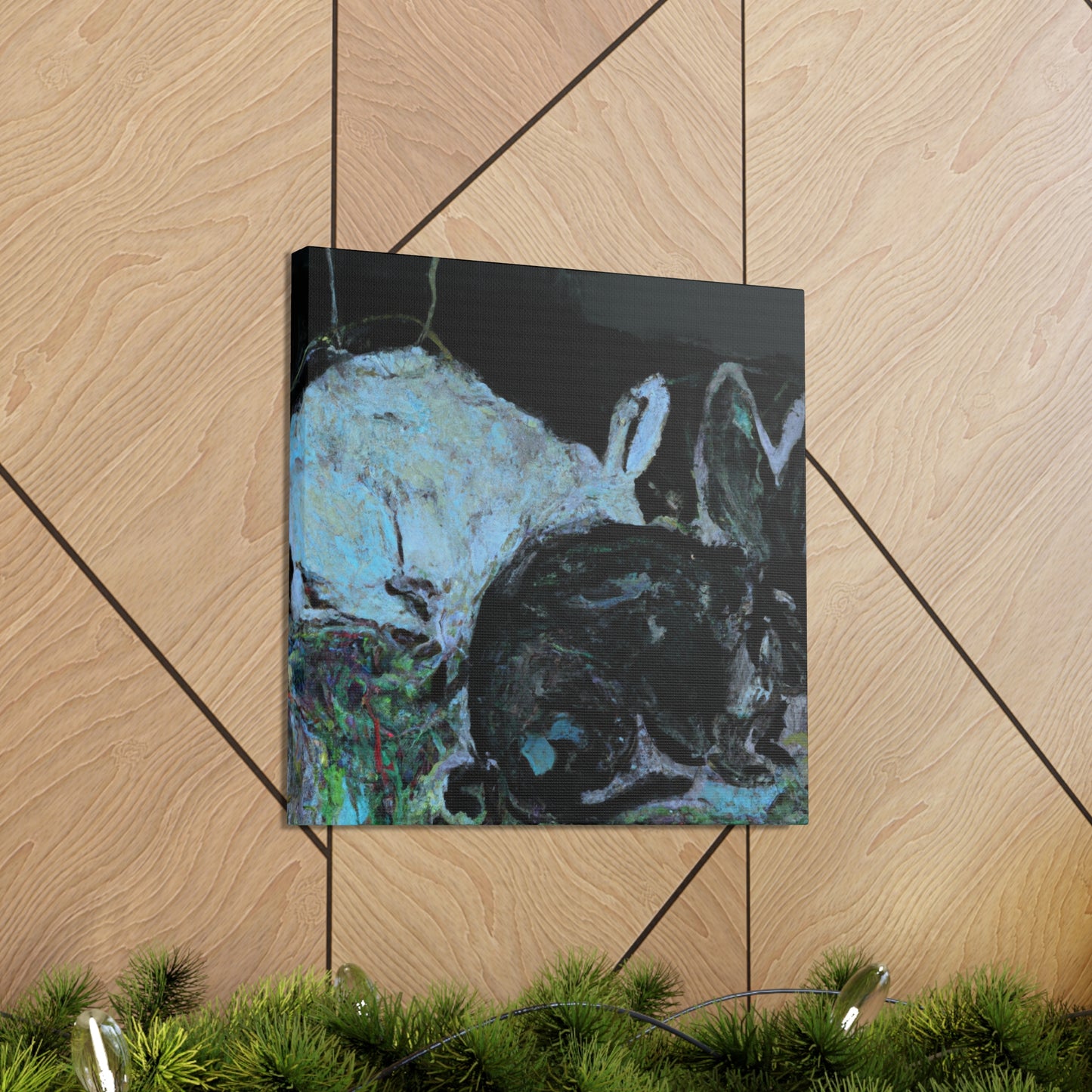 Rabbit in Abstraction - Canvas