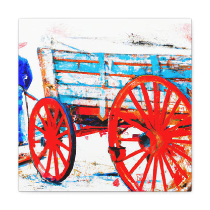 "Wagon Journey Ahead" - Canvas