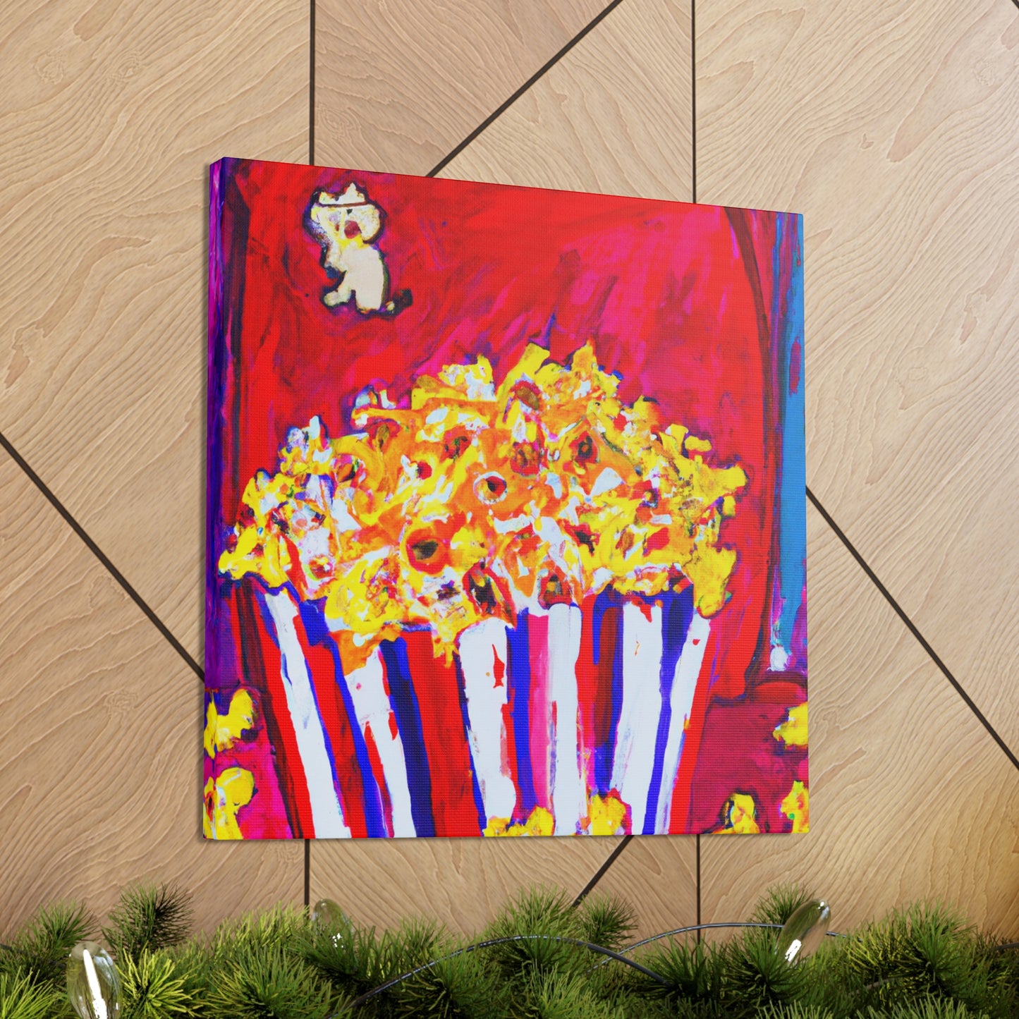 "Popcorn in Abstraction" - Canvas