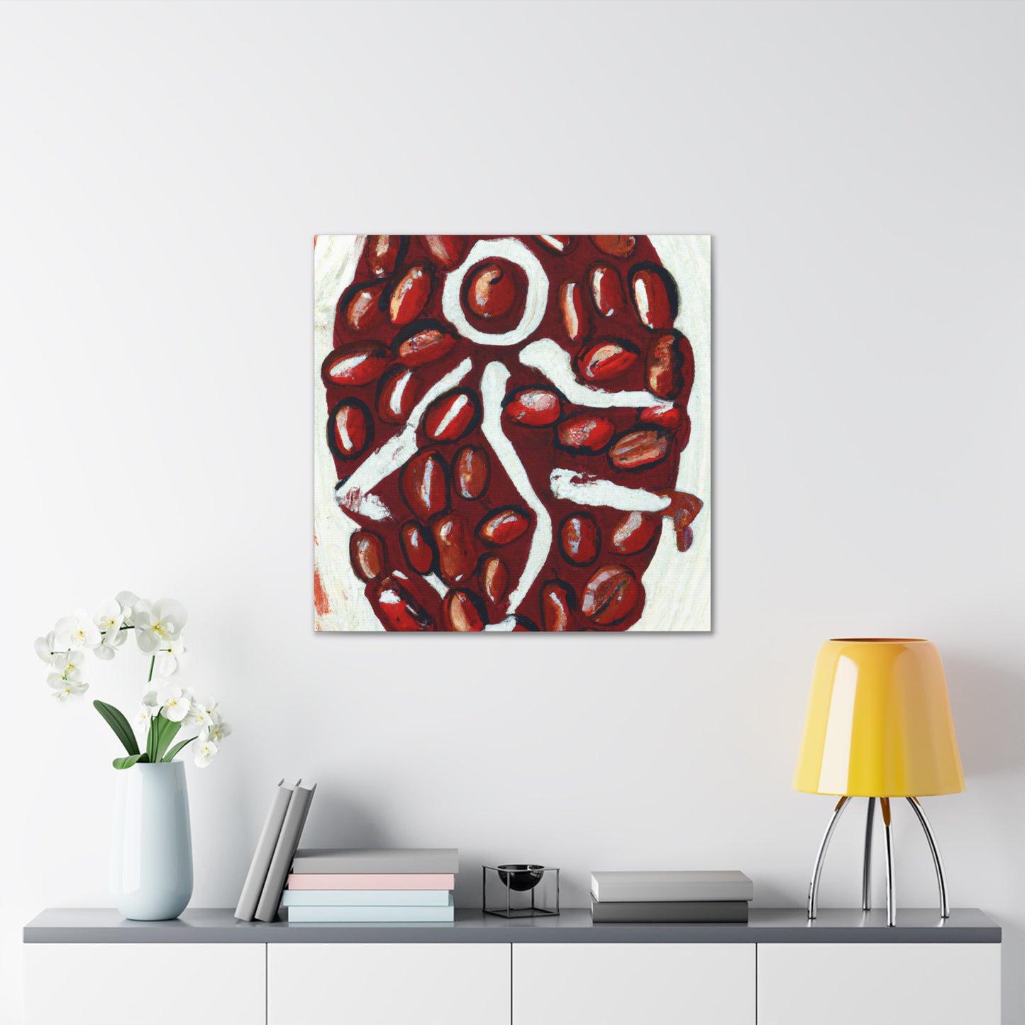 "Coffee Beans Reflection" - Canvas