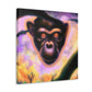 Chimpanzee Digital Dreamscape - Canvas