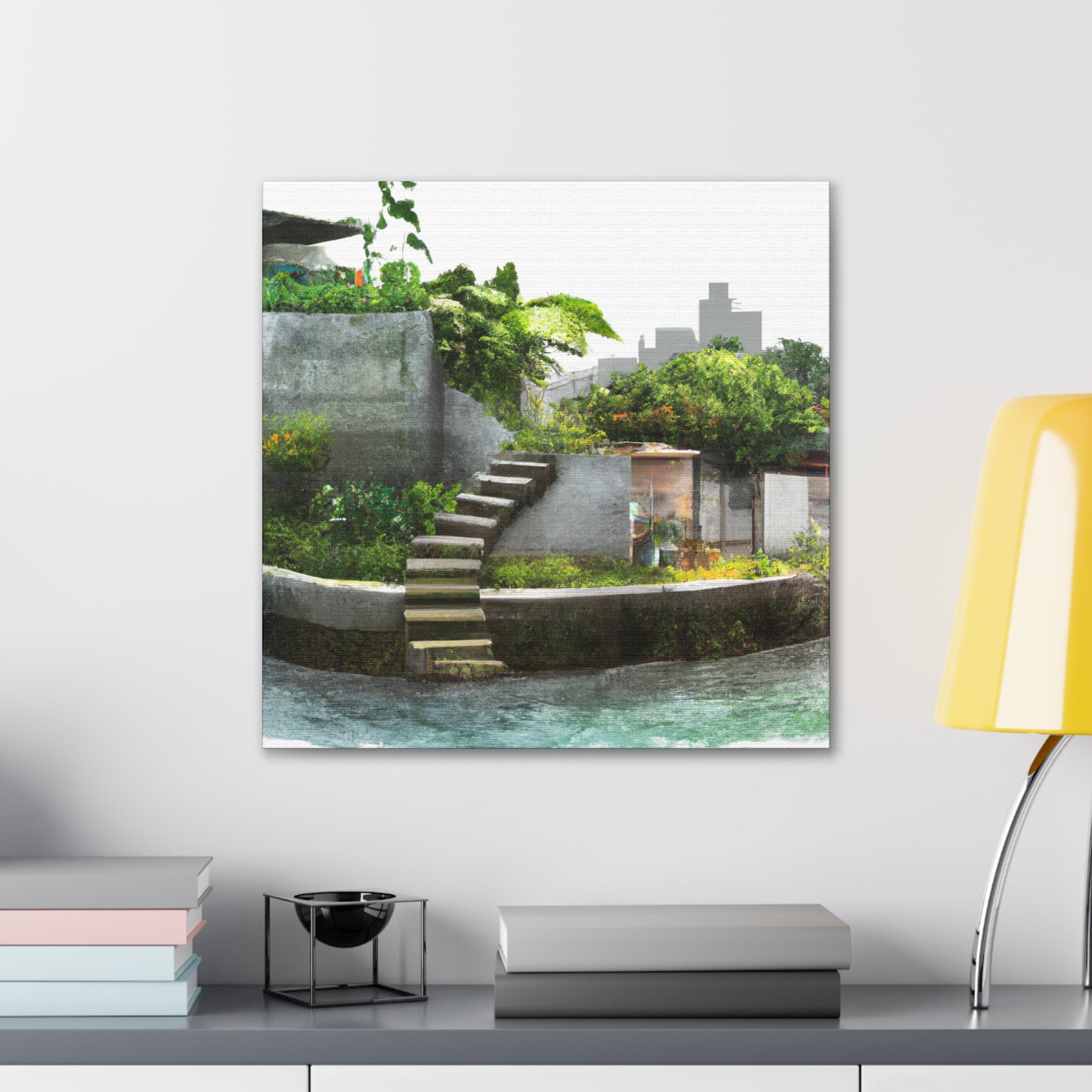 "Lifelike Dreamscape Scene" - Canvas