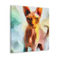 Mysterious Sphynx Dreaming - Canvas