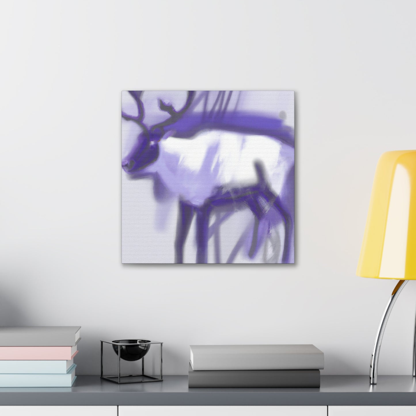 Reindeer in Expressionism - Canvas