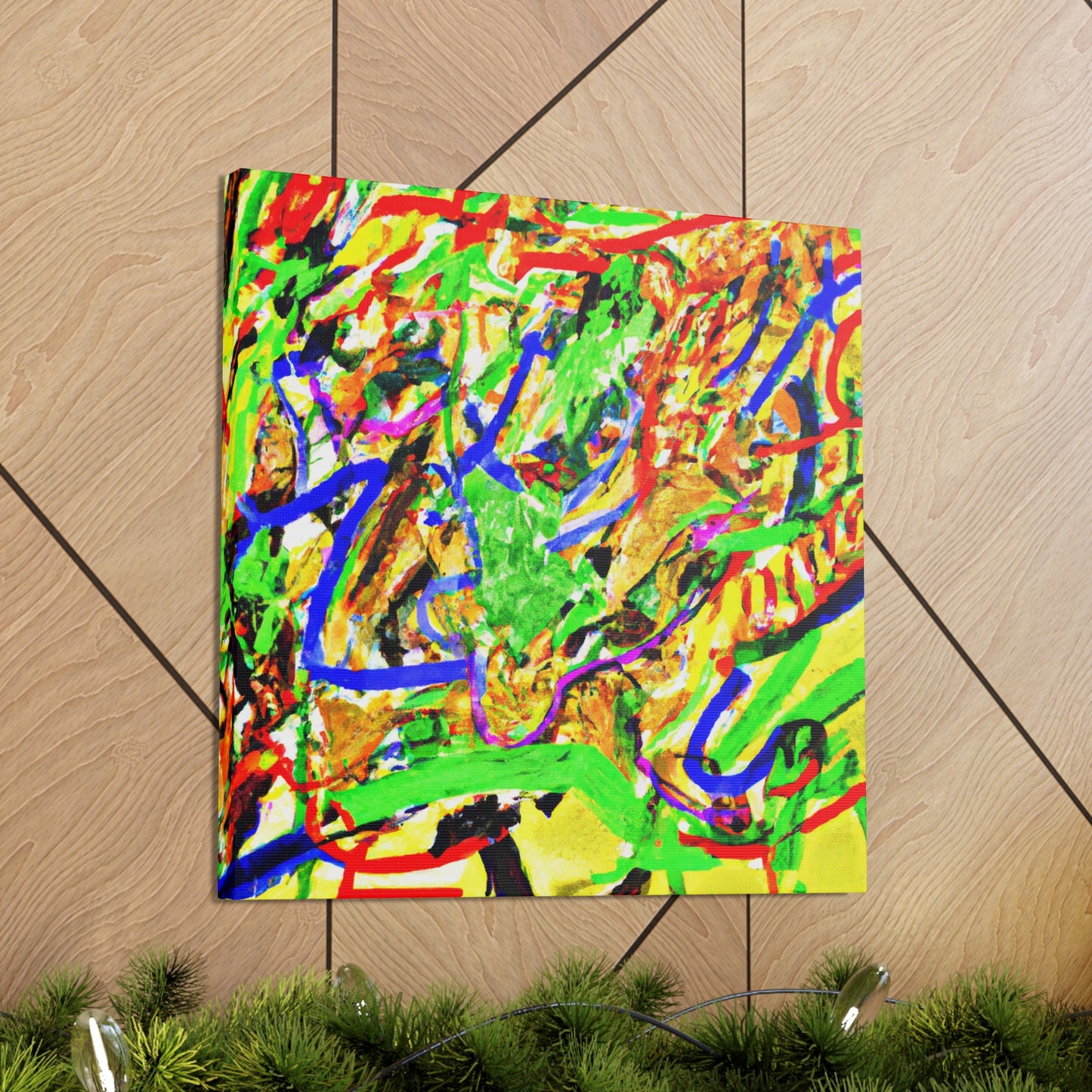 "Raging Storm Expressed" - Canvas