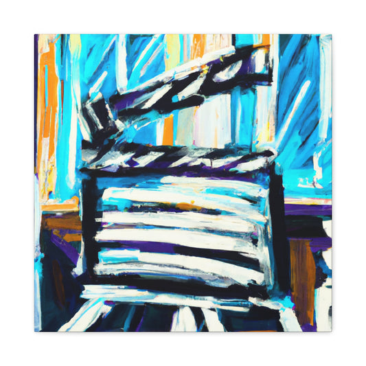 "Clapboard Cinematic Dreaming" - Canvas