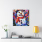 Snowman in Fauvism - Canvas