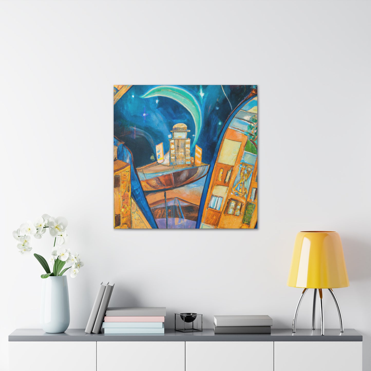 "New York Skyscape Visions" - Canvas