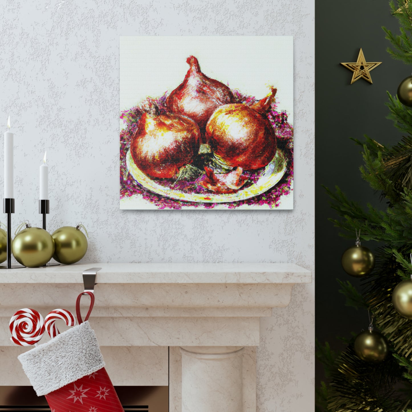 Onion in Rococo Style - Canvas