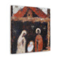 Infant's Midnight Manger - Canvas