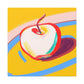 "Apple - Simplified Minimalism" - Canvas