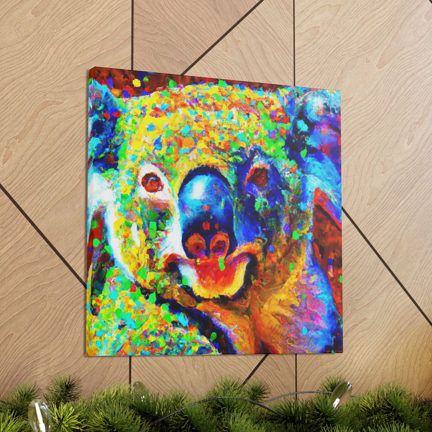 Koala in Pointillism - Canvas