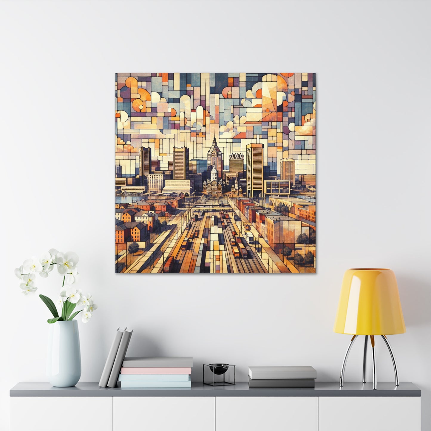 "Harbor's Renaissance Splendor" - Canvas