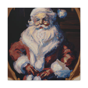 Santa's Rococo Joy - Canvas