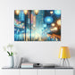 "Urban Lightscape's Enigma" - Canvas