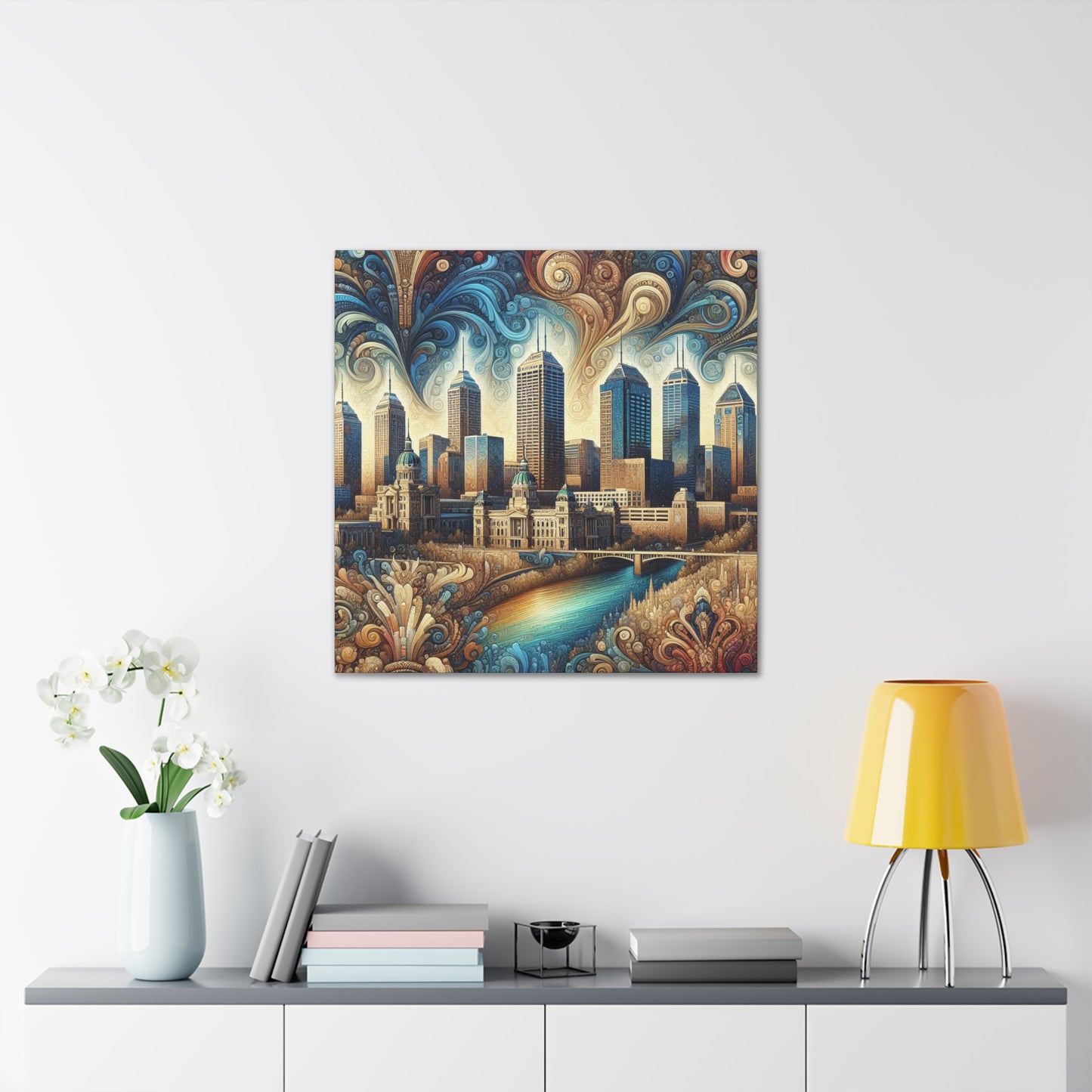 "Indy's Urban Symphony" - Canvas