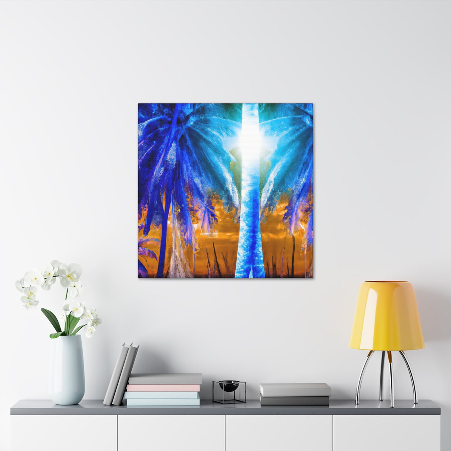 "Luminous Dreamscape Skies" - Canvas