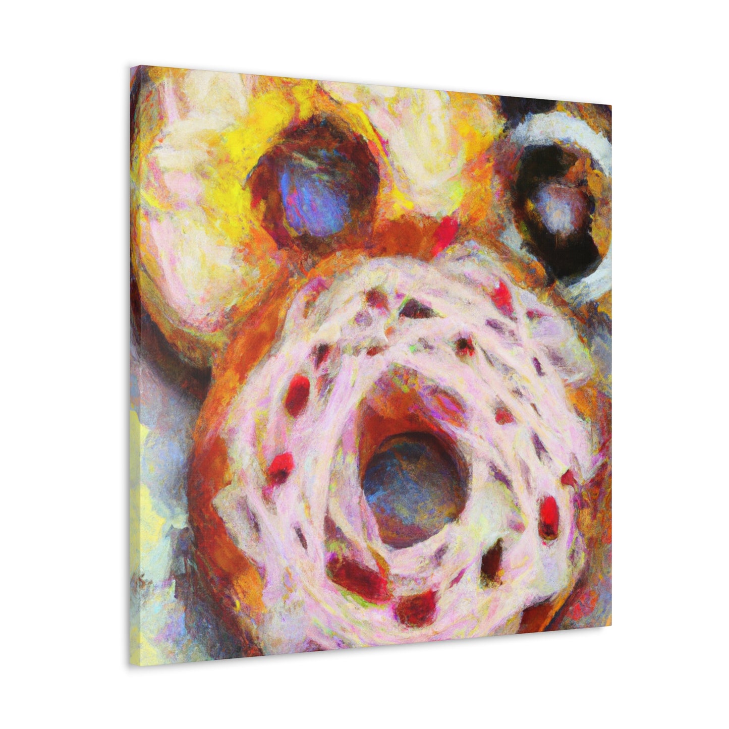 Doughnut Dreamscape Painting - Canvas