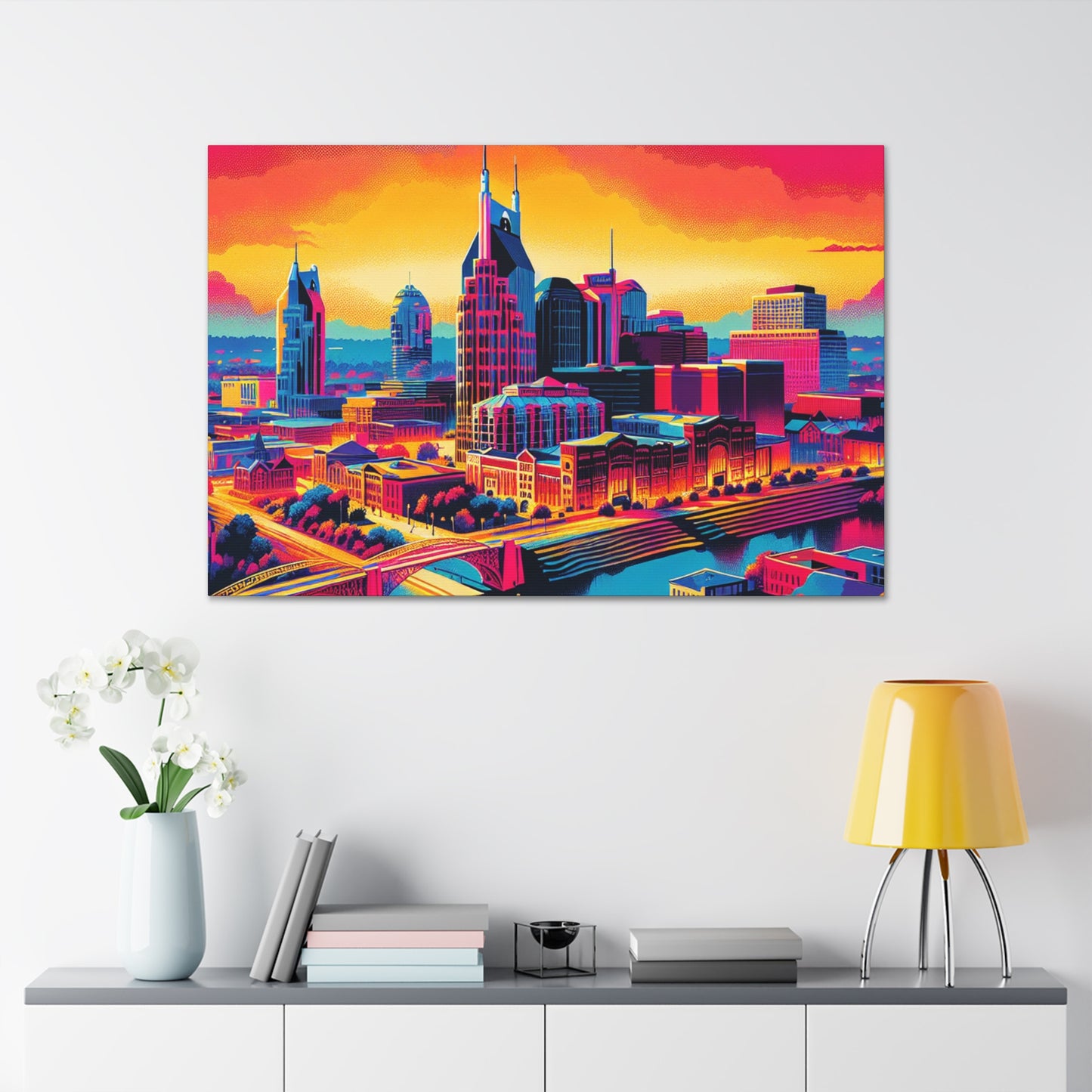 "Melodic City Vibe" - Canvas