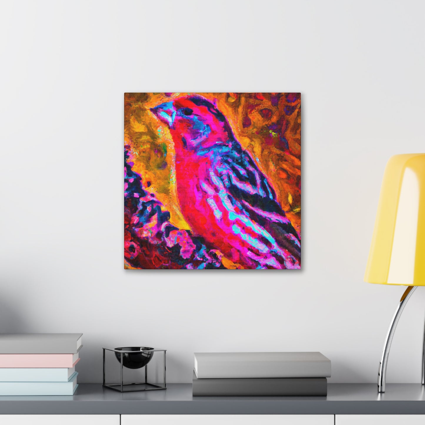 Finch in Morning Light - Canvas