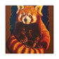 Red Panda Majesty - Canvas