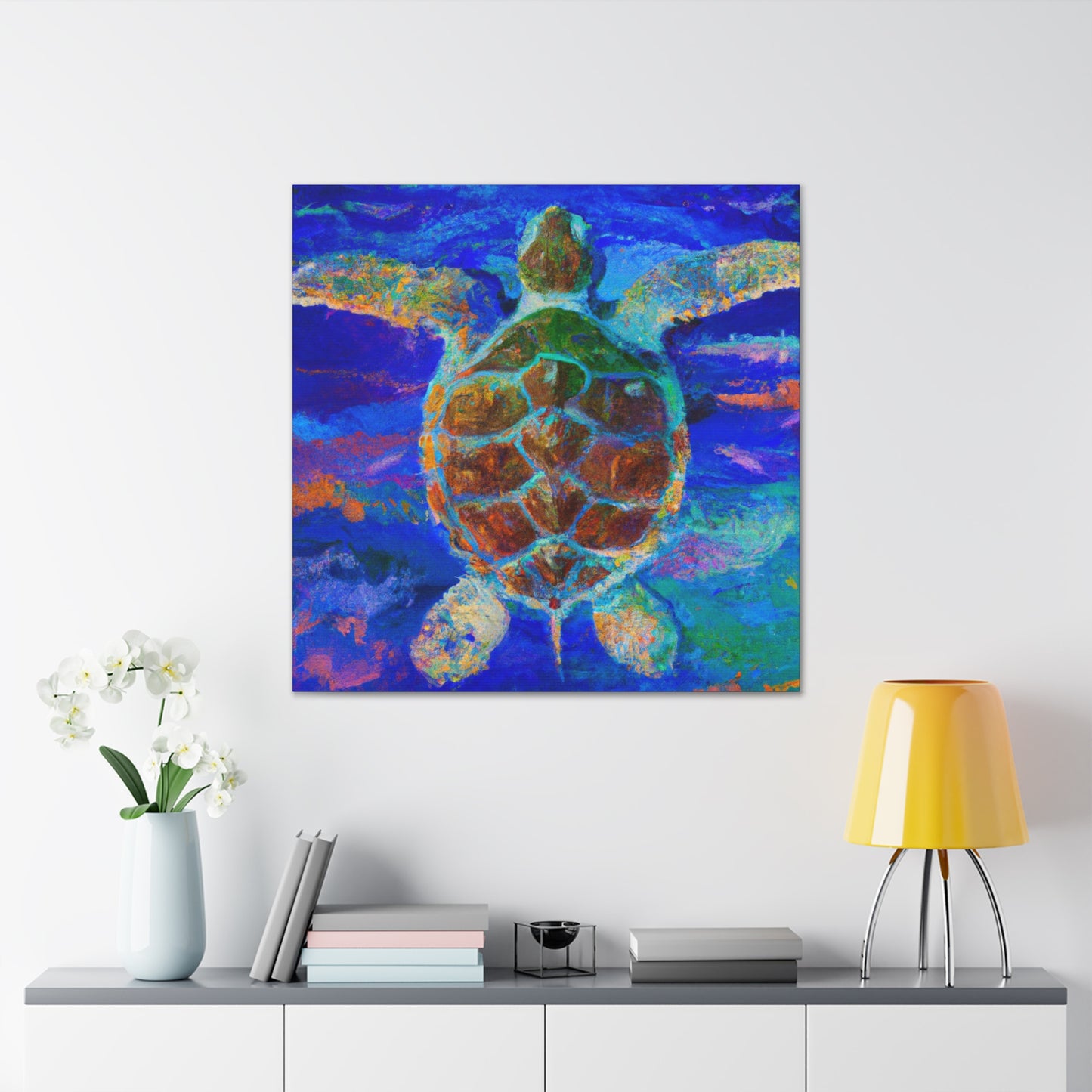 Turtles in Watercolor - Canvas