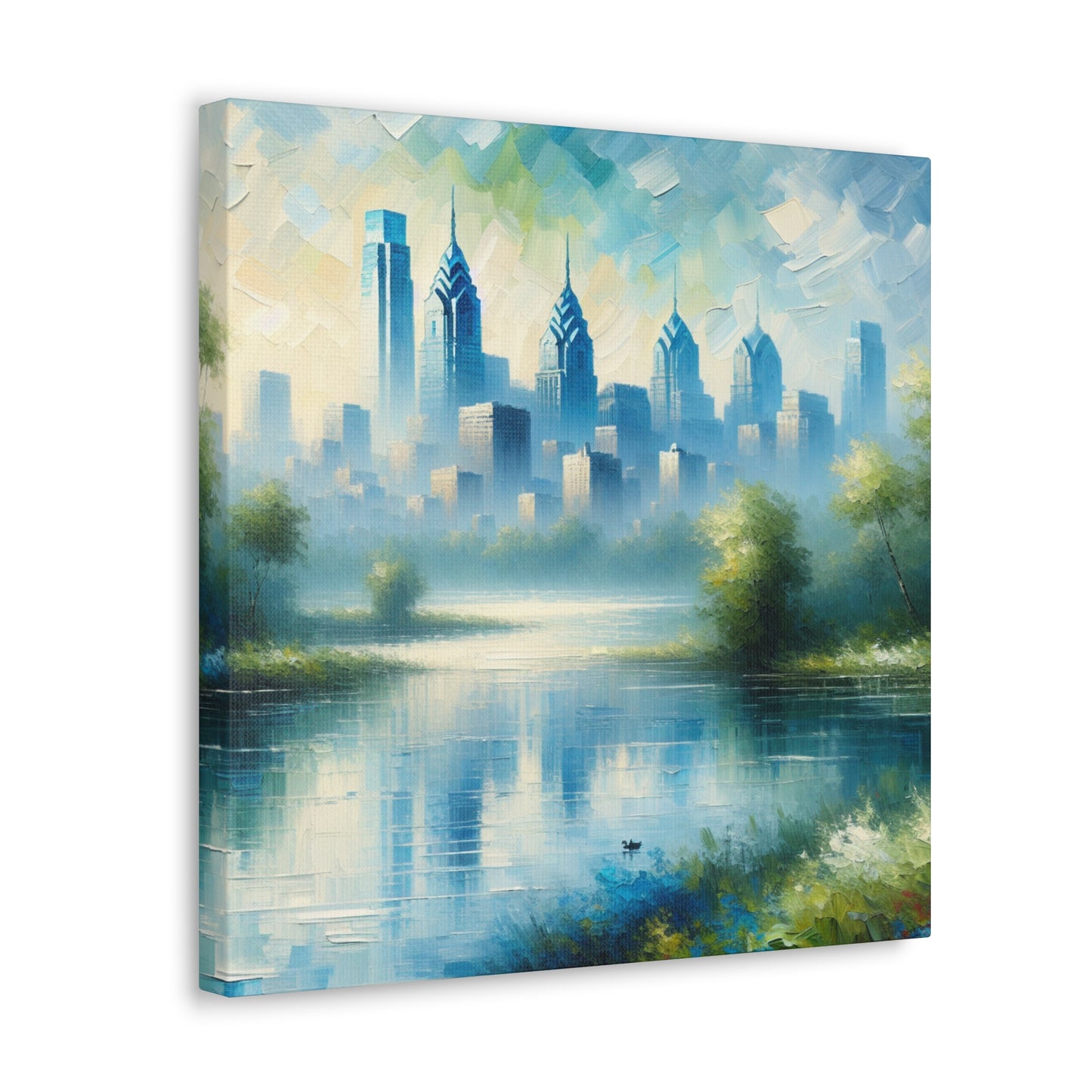 Urban Bliss in Motion - Canvas