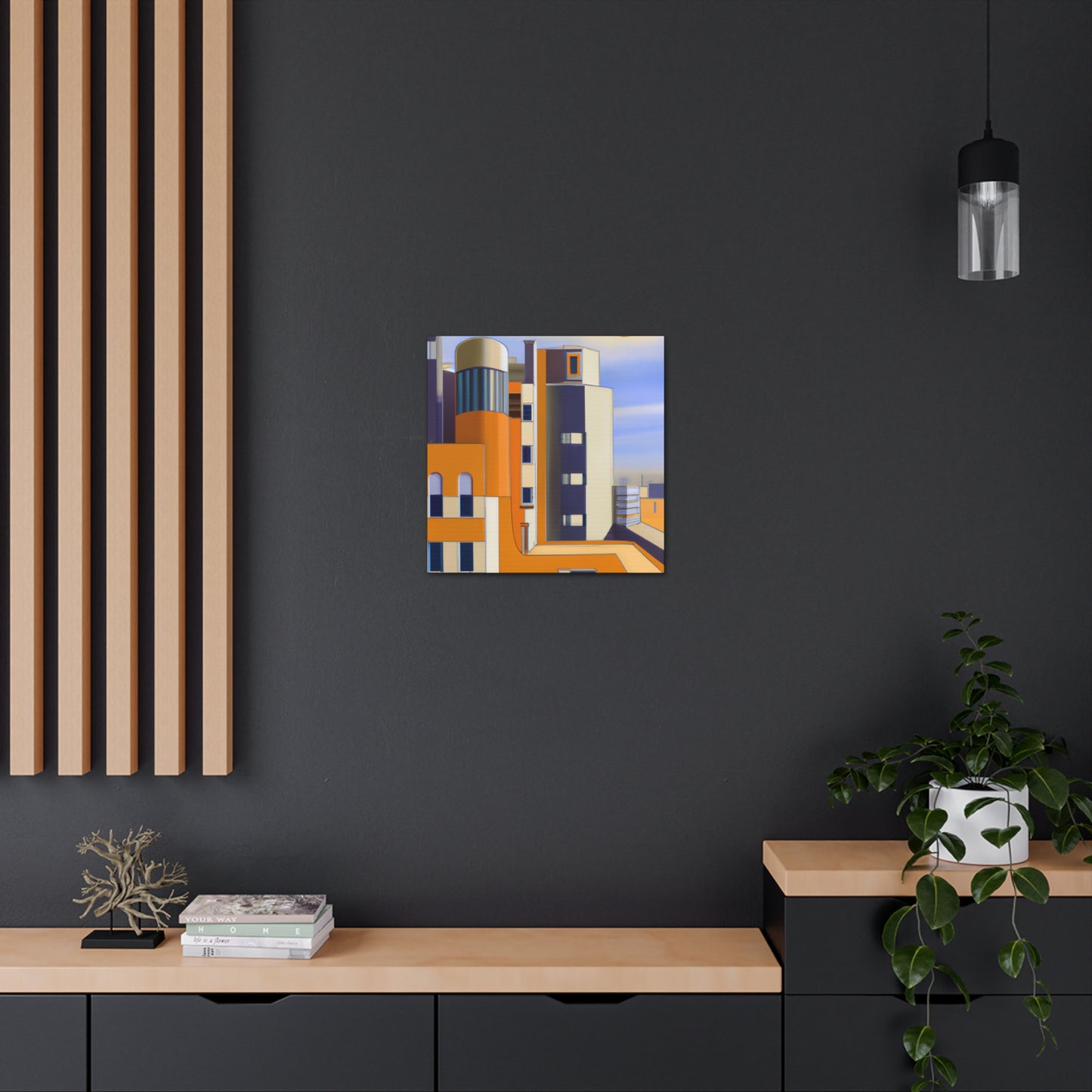 "Bauhaus Deco Vision" - Canvas