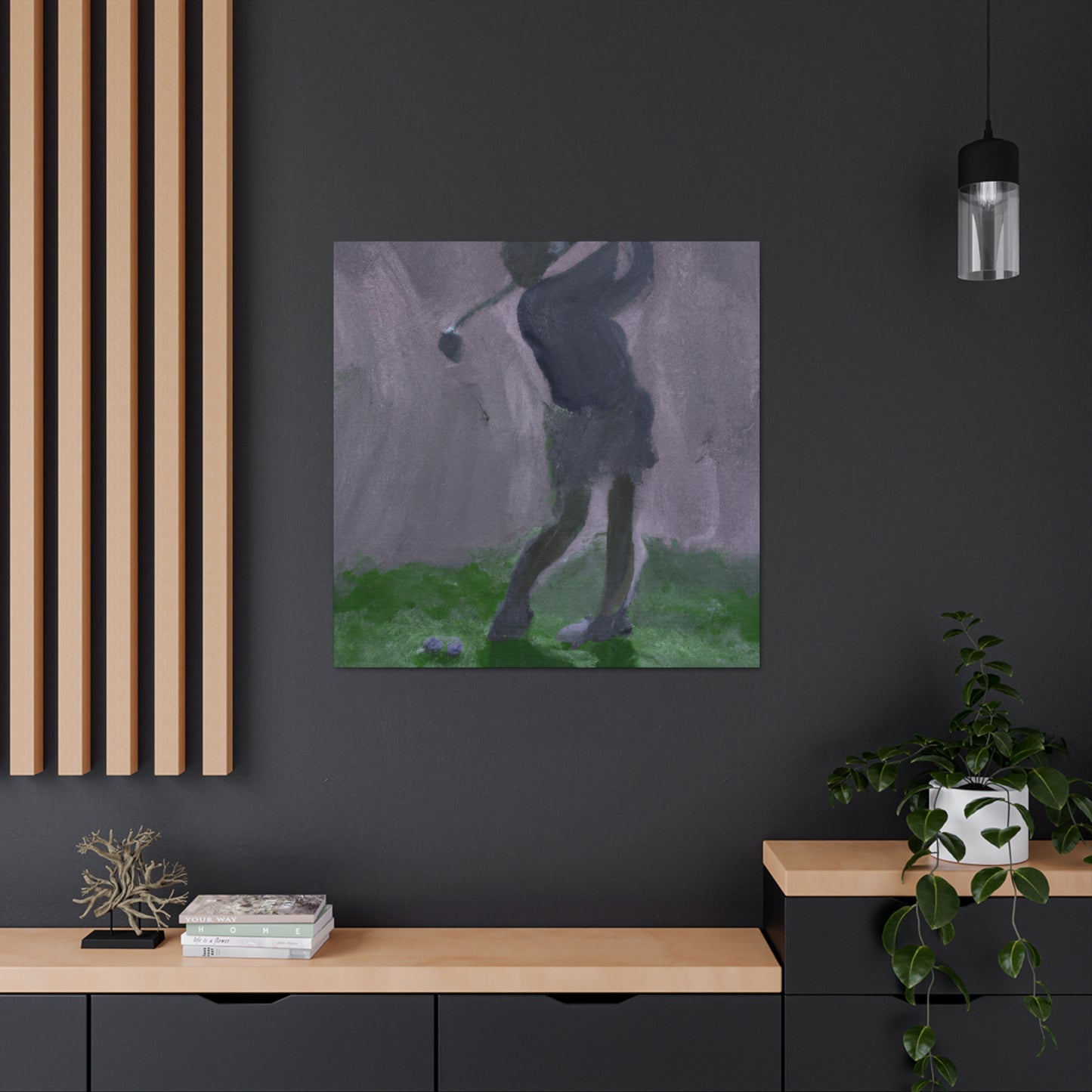 Golfers in Impressionism - Canvas