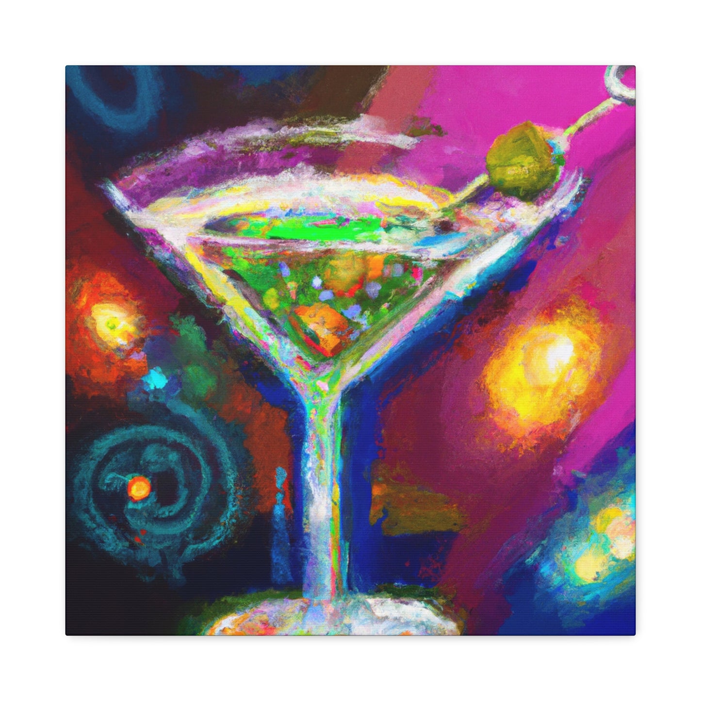 Martini-Themed Baroque - Canvas