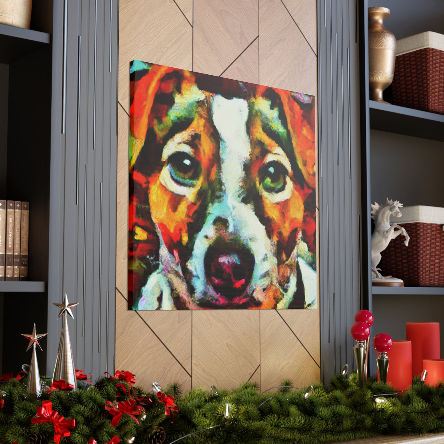 "Jack Russell Terrier Vista" - Canvas