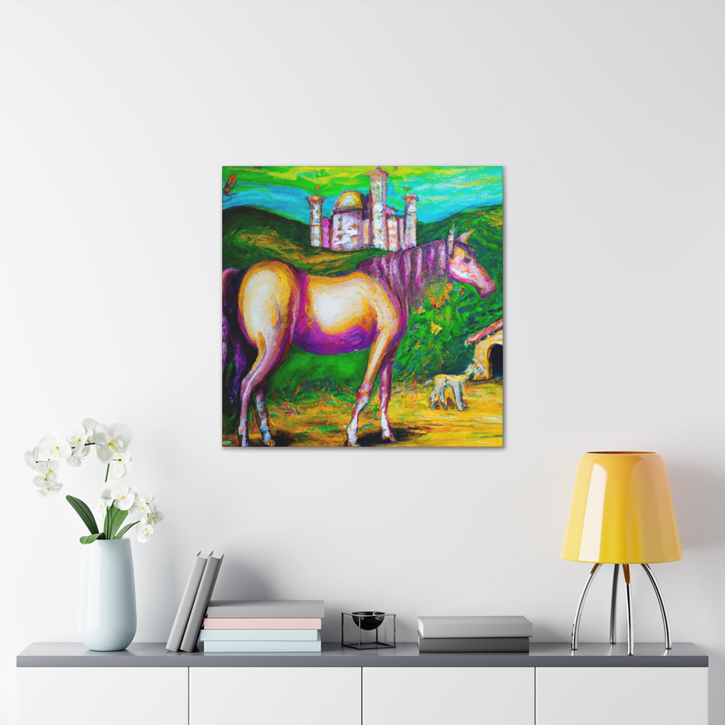 "The Regal Mule Portrait" - Canvas