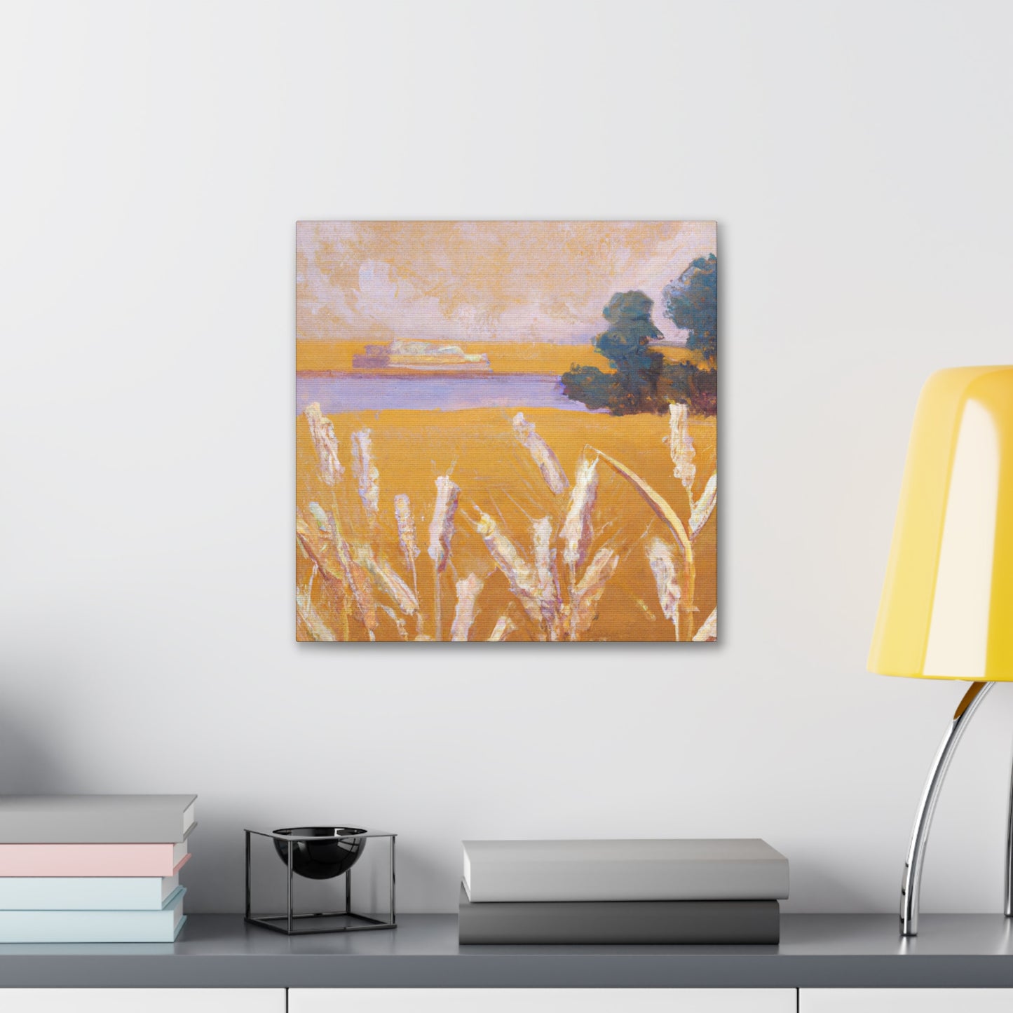 "Wheat Field Forever Gazing" - Canvas