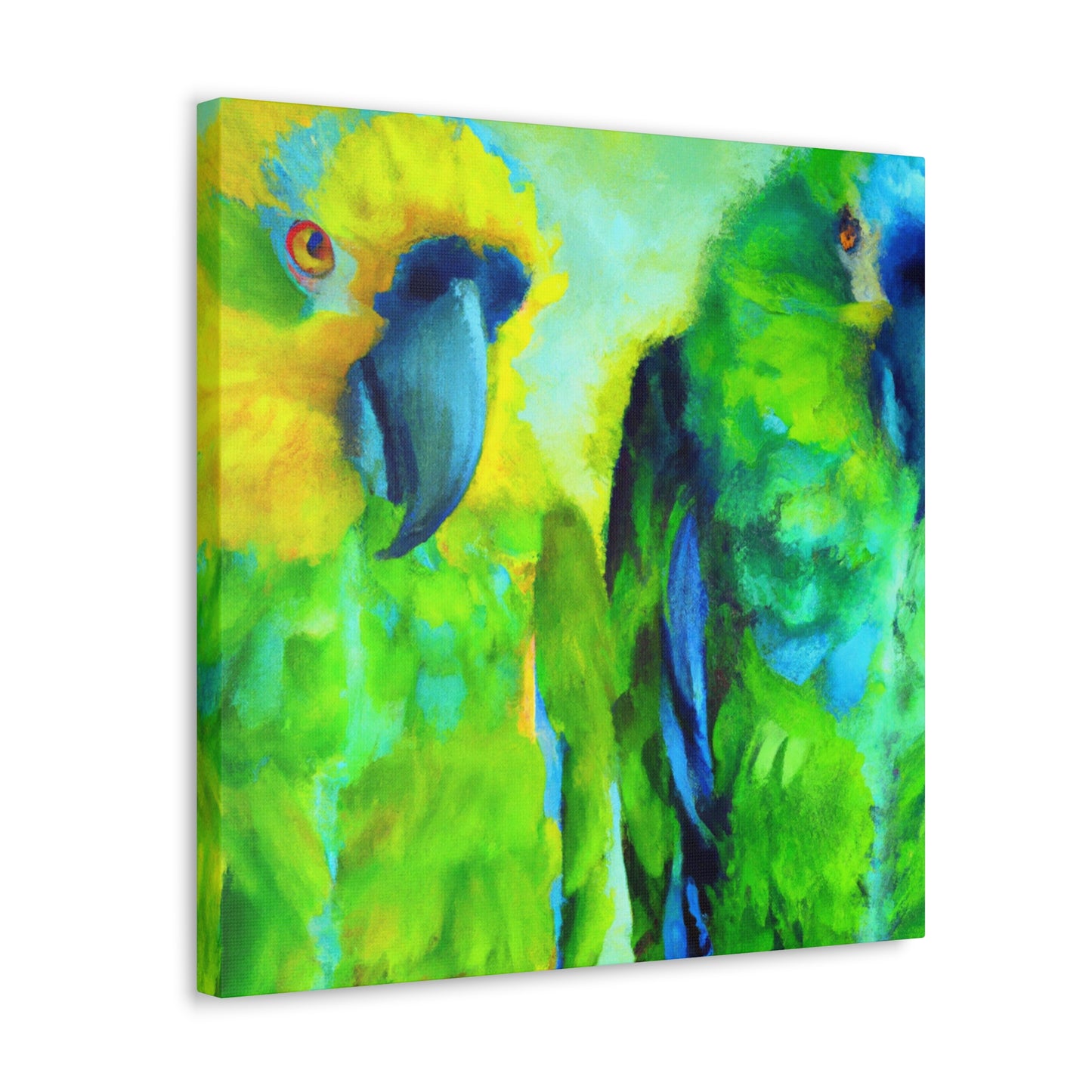 Amazon Parrots Jubilance - Canvas