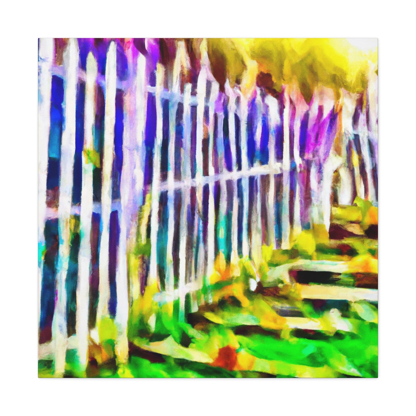 "Fence of the Barnyard" - Canvas