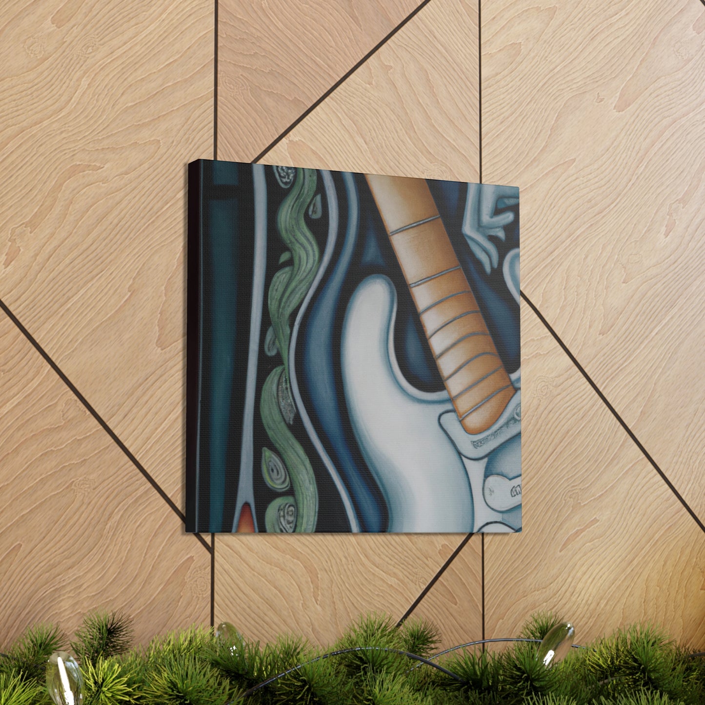 "Fender in Art Nouveau" - Canvas