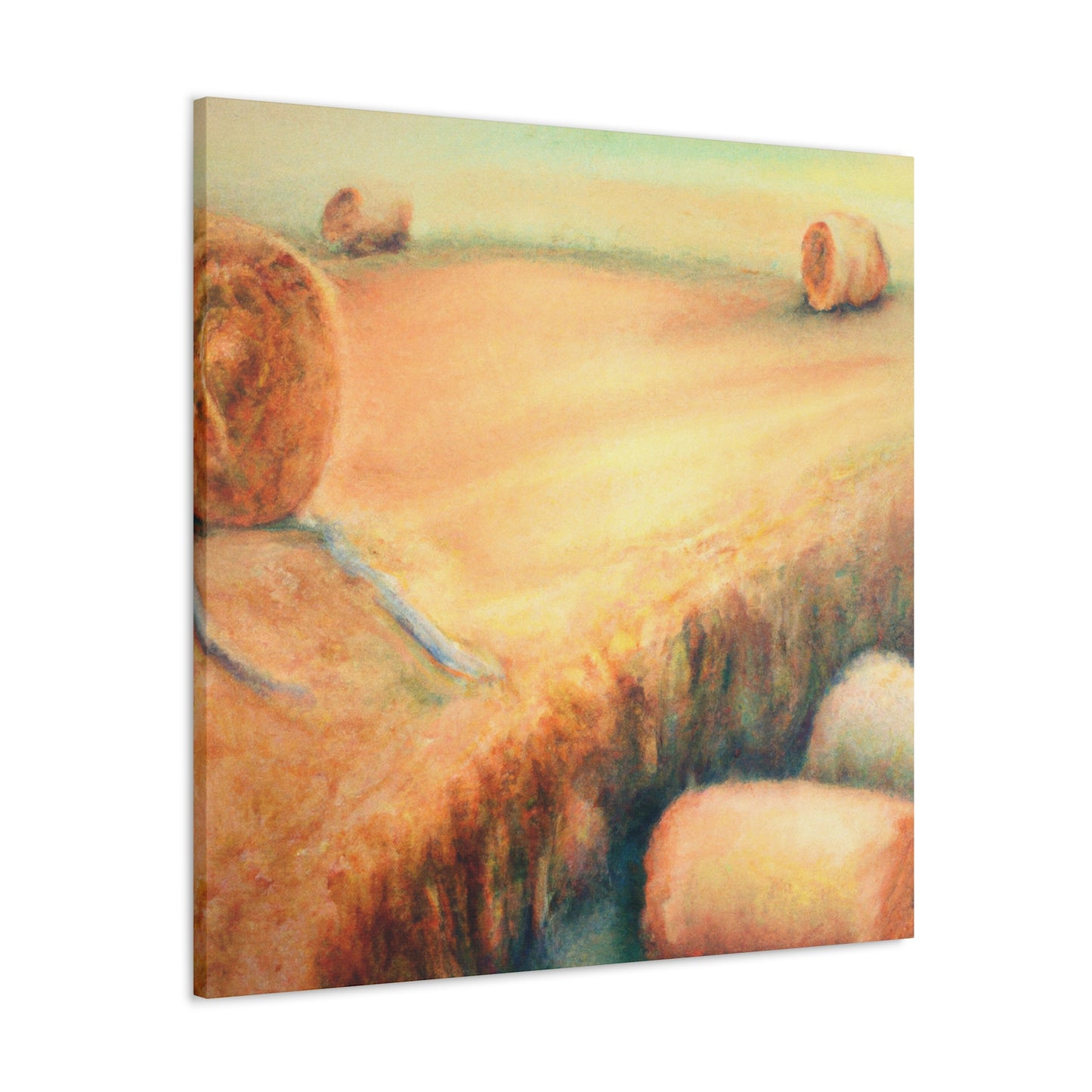 "Hay Bale Surrealism" - Canvas