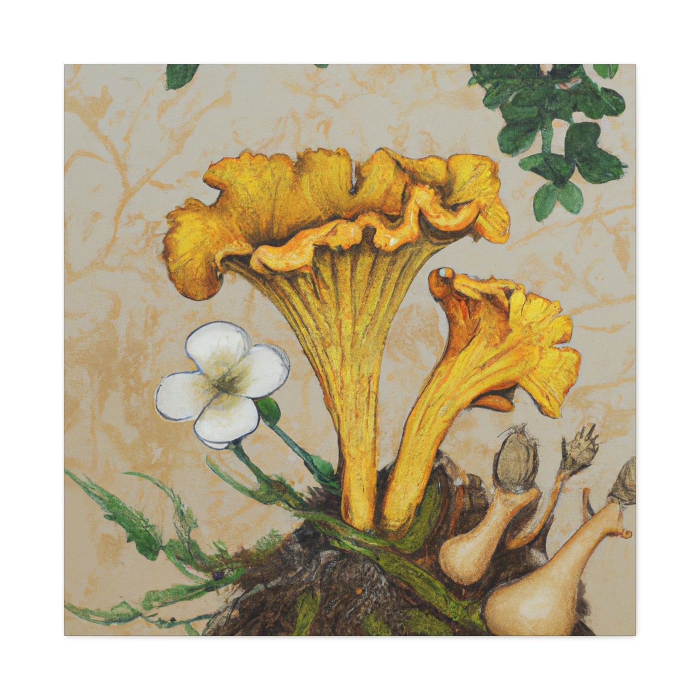 Chanterelle's Renaissance Dance - Canvas