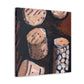 "Corks Fly in Wine" - Canvas