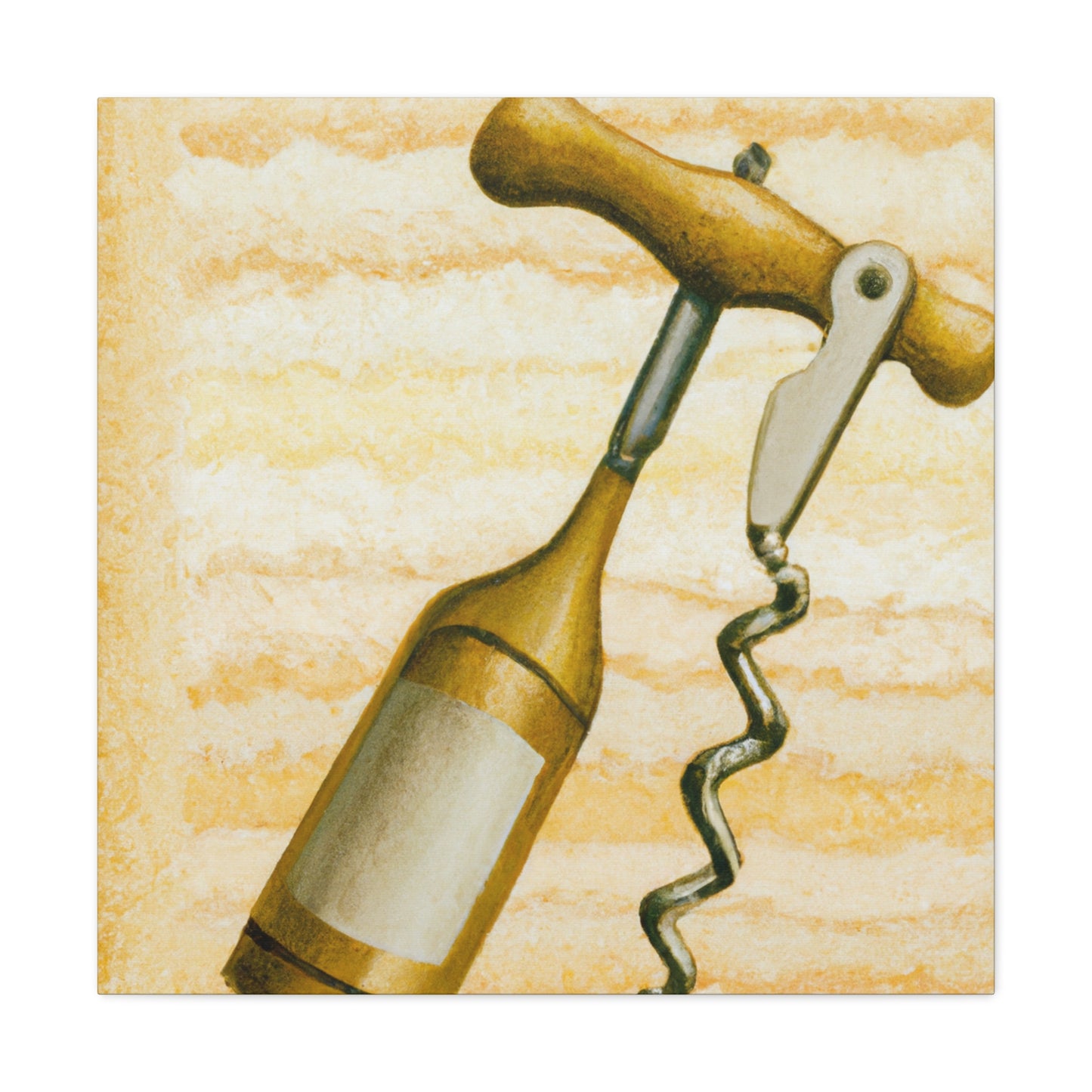 "Corkscrew in Art Deco" - Canvas